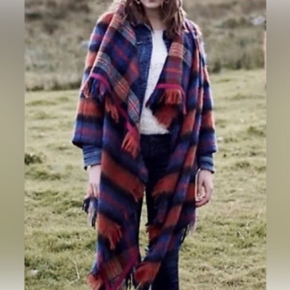 ANTHRO | $198 Hei Hei Tartan Blanket Cardigan - Picture 4 of 7